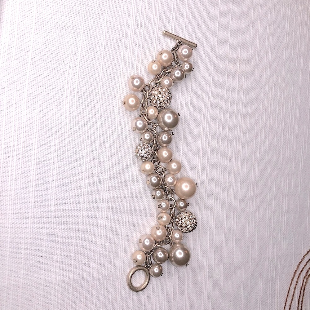 NWOT Carolee Large Champagne Toggle Bracelet - Picture 8 of 12
